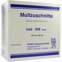 Mullzuschnitte Unsteril 20x20cm 500 Stück