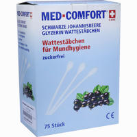 Mundpflegestäbchen Schwarze Johannisbeere 25 x 3 Stück