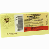 Muscarsan D6 Flüssige Verdünnung zur Injektion Ampullen 10 x 1 ml