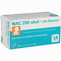 Nac 200 Akut- 1a- Pharma Brausetabletten 20 Stück