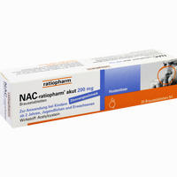 Nac- Ratiopharm Akut 200 Hustenlöser Brausetabletten 20 Stück