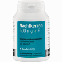Nachtkerzen 500mg + E Kapseln 90 Stück