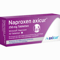 Naproxen Axicur 250 Mg Tabletten AXICORP PHARMA 30 Stück
