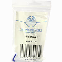Nasenspray Pumpzerstäuber Auf 20ml Braunglasfläsch 1 Stück