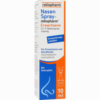 Nasenspray- Ratiopharm Erwachsene 10 ml