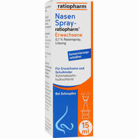 Nasenspray- Ratiopharm Erwachsene 15 ml