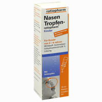 Nasentropfen- Ratiopharm Kinder Konservier.frei 10 ml