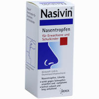 Nasivin 0.05% für Erwachsene und Schulkinder Nasentropfen 20 ml
