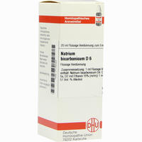 Natrium Bicarb D6 Dilution 20 ml