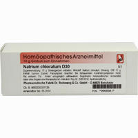 Natrium Chloratum D30 Globuli Dr. Reckeweg & Co 10 g