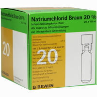 Natriumchlorid 20% Mpc Elektrolytkonzentrat Lösung 20 x 10 ml