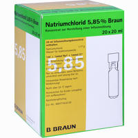 Natriumchlorid 5.85% Mpc 20ml Infusionslösungskonzentrat 20 x 20 ml
