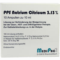 Natriumcitrat 3.13% Ampullen 10 x 10 ml