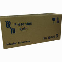 Natriumhydrogencarbonat- Lösung 8. 4% Glasflasche Infusionslösung 10 x 100 ml