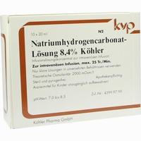 Natriumhydrogencarbonat- Lösung 8.4% Köhler Infusionslösung 10 x 20 ml