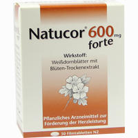 Natucor 600mg Forte Filmtabletten 50 Stück