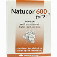 Natucor 600mg Forte Filmtabletten 20 Stück