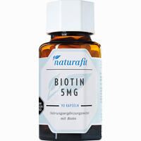 Naturafit Biotin 5mg Kapseln 90 Stück
