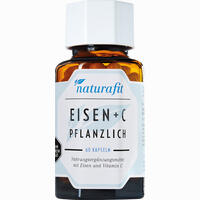 Naturafit Eisen Plus C Pflanzlich Kapseln 60 Stück
