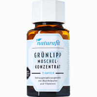 Naturafit Grünlipp Muschel Konzentrat Kapseln 75 Stück