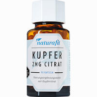 Naturafit Kupfer 2mg Citrat Kapseln 90 Stück