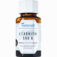 Naturafit L- Carnitin 500 K Kapseln 60 Stück