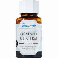 Naturafit Magnesium 130 Citr Kapseln 60 Stück