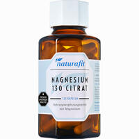 Naturafit Magnesium 130 Citr Kapseln 120 Stück