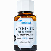 Naturafit Vitamin B12 500 Aktiviert Kapseln 90 Stück