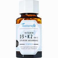 Naturafit Vitamin D3+k2 Mk- 7 Superior Absorbance Kapseln 90 Stück