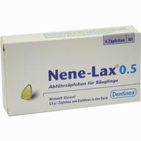 Nene- Lax 0.5 Abführzäpfchen für Säuglinge Säuglingszäpfchen 6 Stück