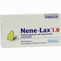 Nene Lax 1.0 Zäpfchen für Kinder Kinder- Zäpfchen 6 Stück