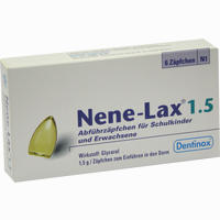 Nene Lax 1.5 Schulkinder und Erwachsene Zäpfchen 6 Stück