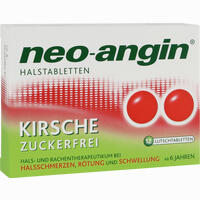 Neo- Angin Halstabletten Kirsche Lutschtabletten 12 Stück