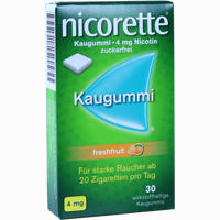 Nicorette 4mg Freshfruit Kaugummi 30 Stück
