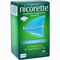 Nicorette Kaugummi 2mg Whitemint JOHNSON&JOHNSON OTC 105 Stück