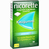 Nicorette Kaugummi 4mg Whitemint 30 Stück