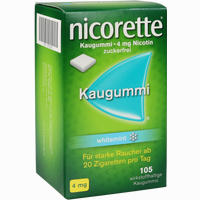 Nicorette Kaugummi 4mg Whitemint JOHNSON&JOHNSON OTC 105 Stück