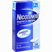 Nicotinell Kaugummi Cool Mint 2mg 24 Stück