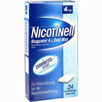 Nicotinell Kaugummi Cool Mint 4mg 24 Stück