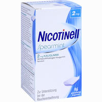 Nicotinell Spearmint 2 Mg Kaugummi 96 Stück