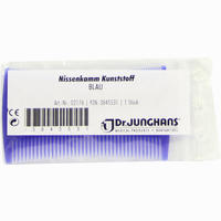 Nissenkamm Kunststoff Blau 1 Stück