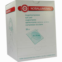 Nobalumenal 54x70mm Sterile Augenkompressen 25 Stück