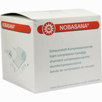 Nobasana Schaumstoff- Kompressionsbinde 2.5mx10cm Steril 0.3cm 1 Stück