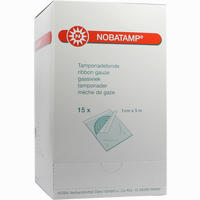 Nobatamp 5mx1cm Steril Tamponadebinde 15 Stück