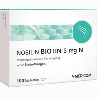 Nobilin Biotin 5mg N Tabletten 100 Stück