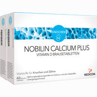 Nobilin Calcium Plus Vitamin D Brausetabletten 2 x 60 Stück