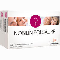 Nobilin Folsäure Kapseln 2 x 60 Stück
