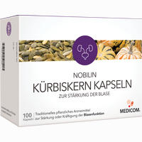 Abbildung von Nobilin Kürbiskern Kapseln zur Stärkung der Blase 100 Stück