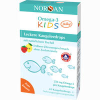 Norsan Omega- 3 Kids Jelly Dragees 45 Stück
